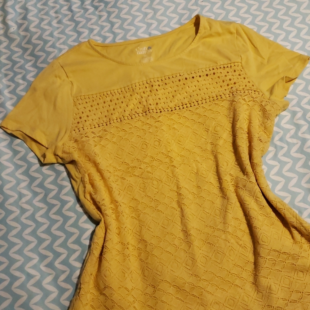 Lace Overlay Tshirt